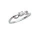 0.10ct Diamond 18K White Gold Ring