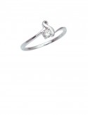 0.10ct Diamond 18K Gold Ring