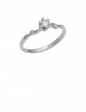 0.10ct Diamond 18K Gold Ring