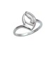 0.04ct Diamond 18K White Gold Ring