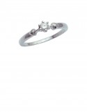 0.10ct Diamond 18K Gold Ring