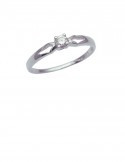 0.10ct Diamond 18K Gold Ring