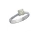 0.38ct Diamond 18K White Gold Ring
