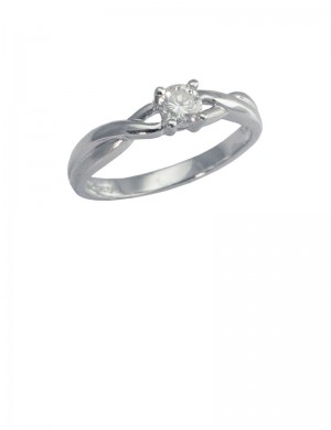 0.27ct Diamond 18K Gold Ring