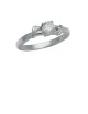 0.29ct Diamond 18K White Gold Ring