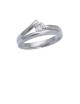 0.29ct Diamond 18K White Gold Ring