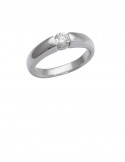 0.32ct 18K Gold Solitaire Diamond Ring
