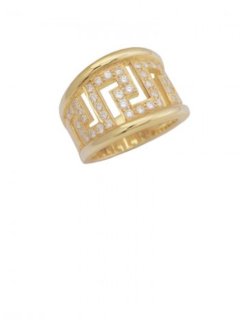 0.69ct Diamond 18K Yellow Gold Ring