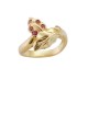 Ruby Diamond 18K Yellow Gold