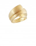 9.96gram 18K Italian White & Yellow Gold Ring