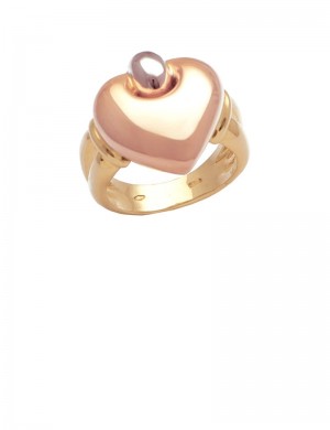 13.50gram 18K Italian Tri Color Gold Ring