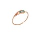0.10ct Emerald 18K Gold Ring