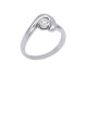0.08ct 18K Gold Solitaire Diamond Ring