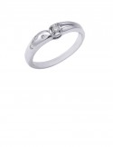 0.09ct 18K Gold Diamond Ring