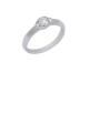 0.23ct Diamond 18K White Gold Solitaire Ring