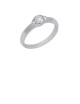 0.23ct Diamond 18K White Gold Ring