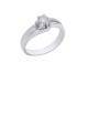 0.19ct 18K Gold Solitaire Diamond Ring