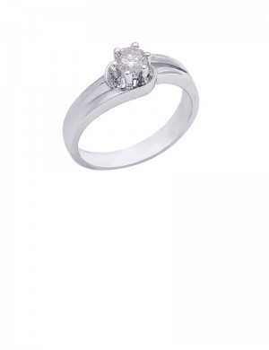 0.19ct 18K Gold Diamond Ring
