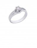 0.19ct 18K Gold Diamond Ring
