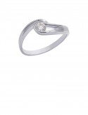 0.23ct Diamond 18K Gold Solitaire Ring