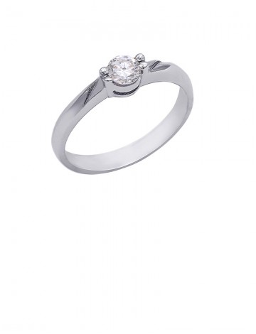 0.22ct 18K Gold Diamond Ring