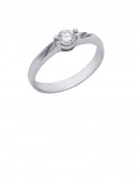 0.22ct 18K Gold Diamond Ring