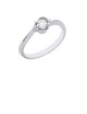 0.26ct Diamond 18K Gold Solitaire Ring