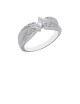 0.19ct Diamond 18K Gold Solitaire Ring