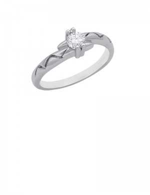 0.26ct 18K Gold Diamond Ring