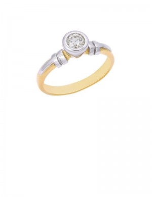 0.34ct 18K Gold Diamond Ring