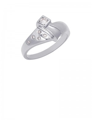 0.13ct Diamond 18K Gold Ring