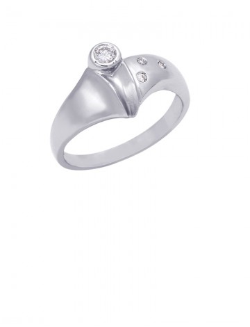 0.09ct 18K Gold Diamond Ring