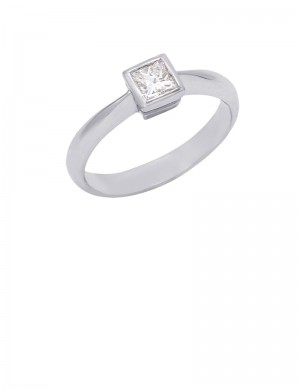 0.29ct 18K Gold Diamond Ring