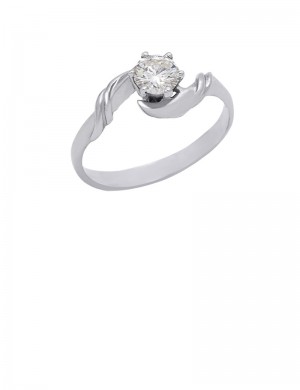 0.37ct 18K Gold Diamond Ring