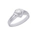 0.24ct Diamond 18K Gold Solitaire Ring