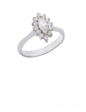 0.50ct 18K Gold Diamond Ring