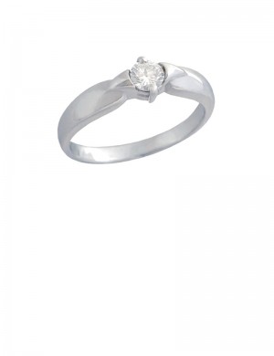 0.28ct 18K Gold Diamond Ring
