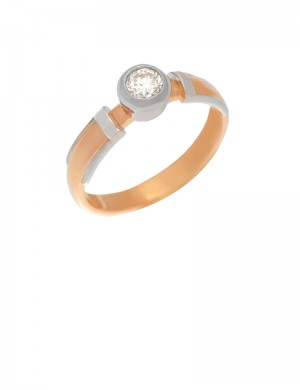 0.35ct Diamond 18K Gold Ring