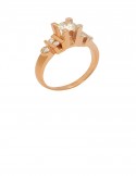 0.66ct Diamond 18K Gold Ring