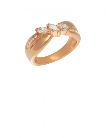 0.34ct Diamond 20K Gold Ring