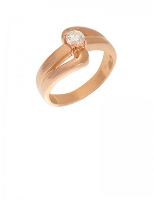 0.31ct Diamond 18K Gold Ring