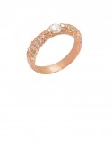 0.84ct Diamond 18K Gold Ring