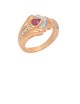 0.44ct Ruby 18K Gold Ring