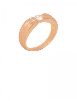 0.22ct Diamond 18K Gold Ring