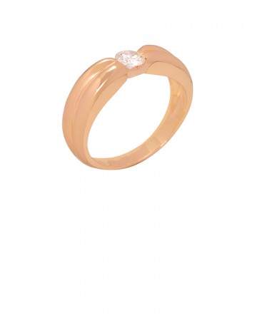 0.22ct Diamond 18K Gold Ring