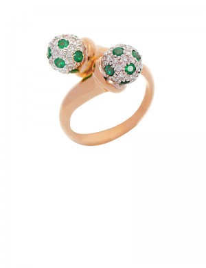 1.03ct Emerald 18K Gold Ring