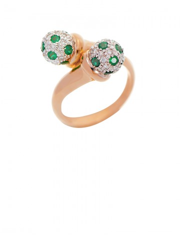1.03ct Emerald 18K Gold Ring