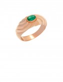 0.41ct Emerald 18K Gold Ring