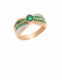 1.01ct Emerald 18K Gold Ring