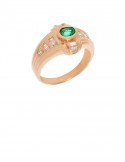 0.50ct Emerald 18K Gold Ring